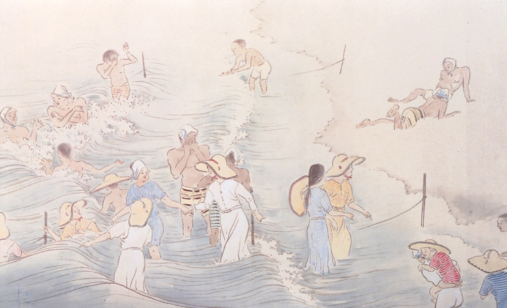 「清風涼波 （部分）」 川合玉堂 （1901年） | 没後50年 川合玉堂展 時を超え よみがえる日本自然より