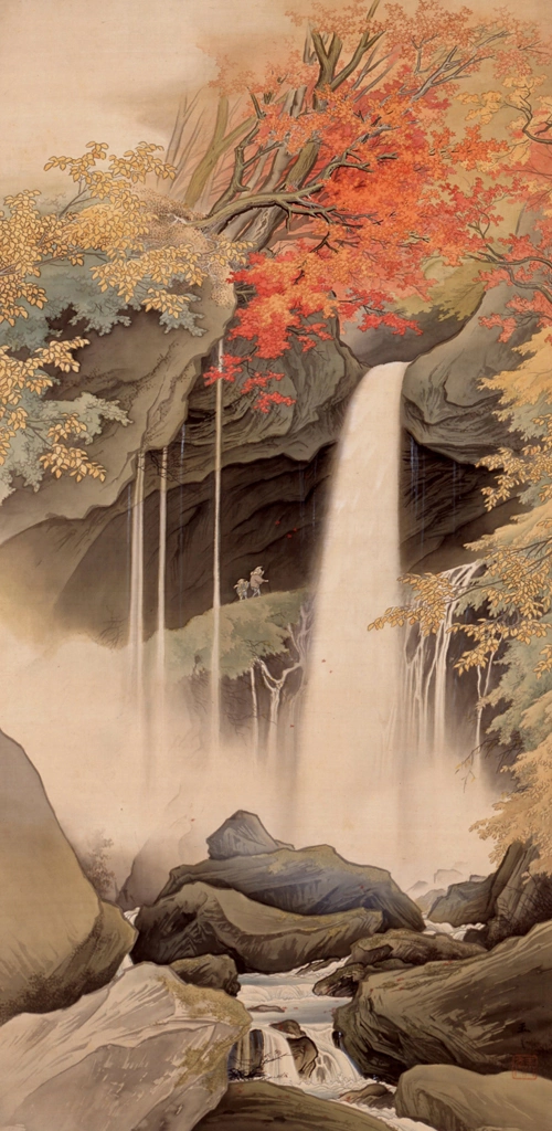 「日光裏見滝」 川合玉堂 （1903年頃） | 2