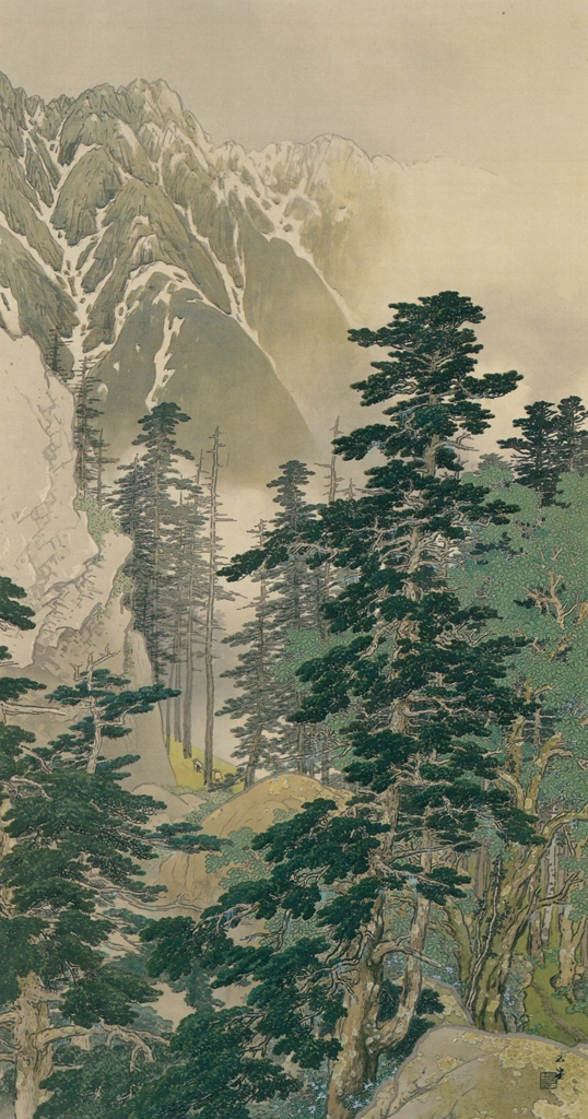 「駒ヶ岳」 川合玉堂 （1914年） | 川合玉堂展 描かれた日本の原風景