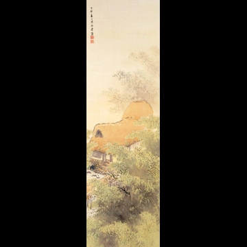 「竹渓浅春」 川合玉堂 （1927年）