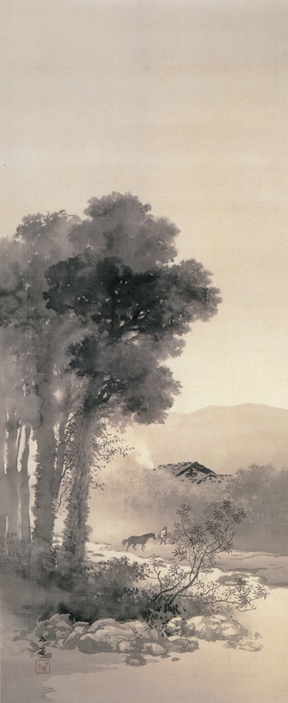 「渓畔晩涼図」 川合玉堂 （1912年） | 川合玉堂展 描かれた日本の原風景より