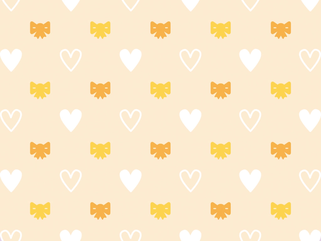 Ser of 6 Ribbon and Heart Pattern Background Illustrations and Vectors | Beige