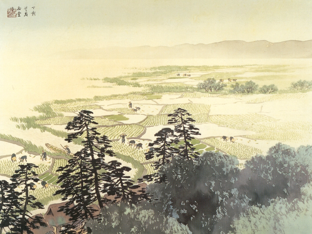 「五月晴」 川合玉堂 （1947年） | 没後50年 川合玉堂展 時を超え よみがえる日本自然より