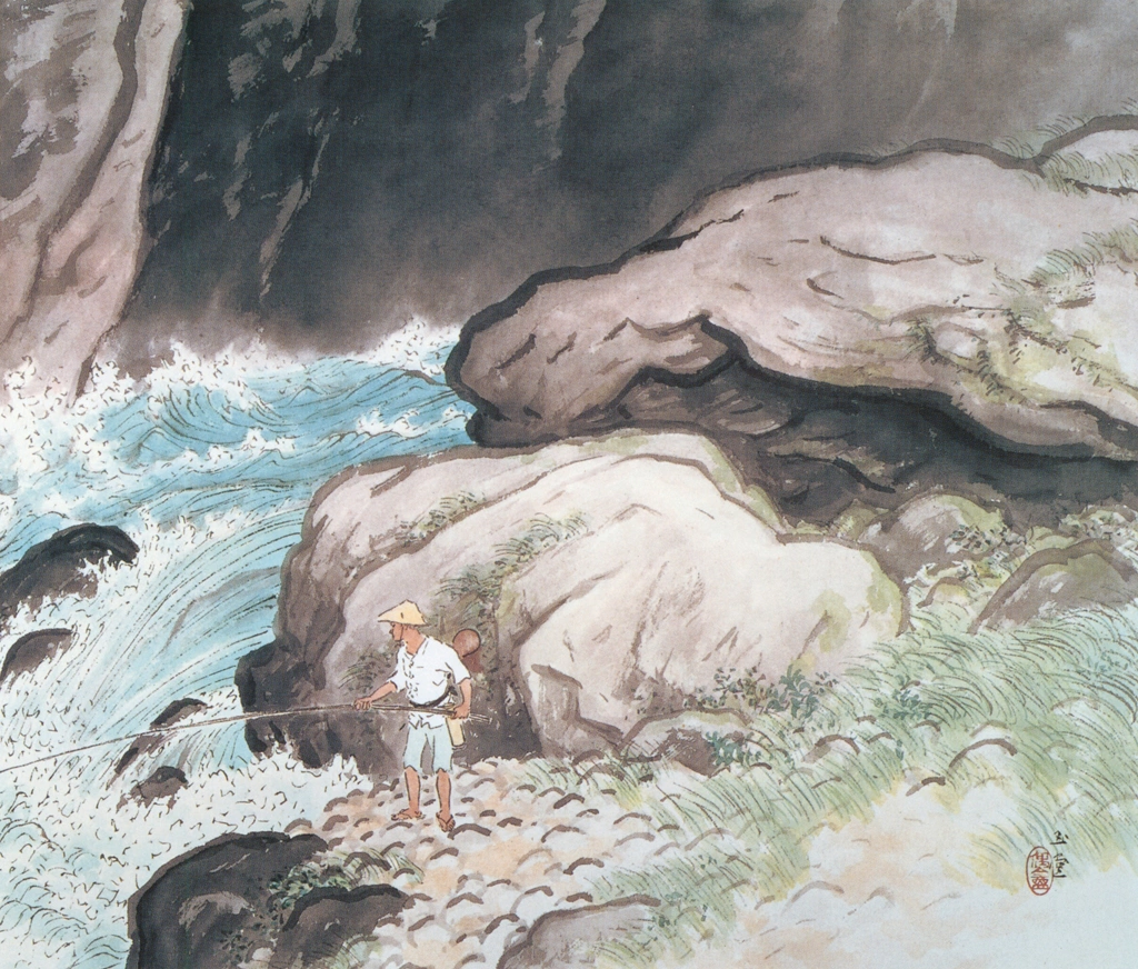 「澗底」 川合玉堂 （1951年） | 没後50年 川合玉堂展 時を超え よみがえる日本自然より