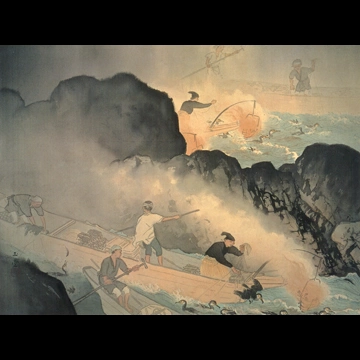「鵜飼」 川合玉堂 （1951年）