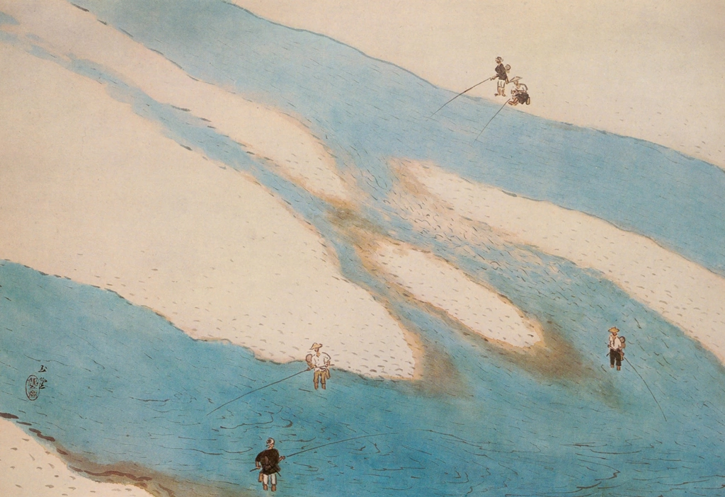 「夏川」 川合玉堂 （1953年） | 現代日本の美術 1より