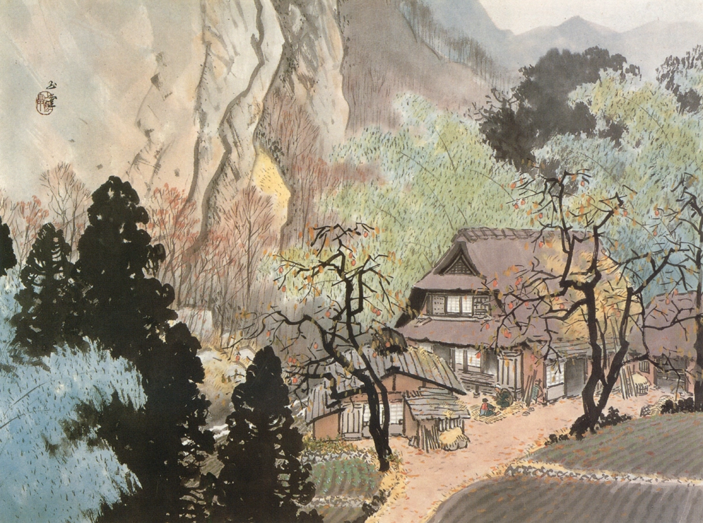 「小春」 川合玉堂 （1953年） | 没後50年 川合玉堂展 時を超え よみがえる日本自然より