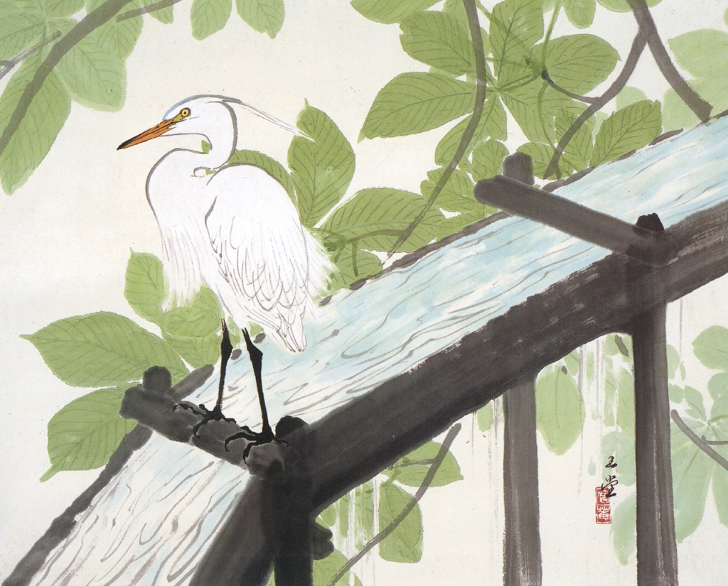 「栃若葉」 川合玉堂 （1956年） | 没後50年 川合玉堂展 時を超え よみがえる日本自然より