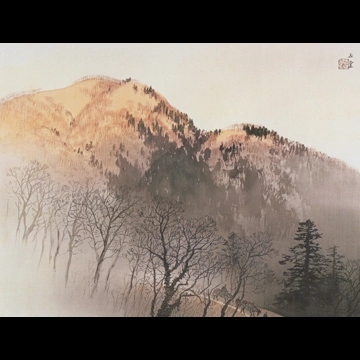 「残照」 川合玉堂 （1952年）