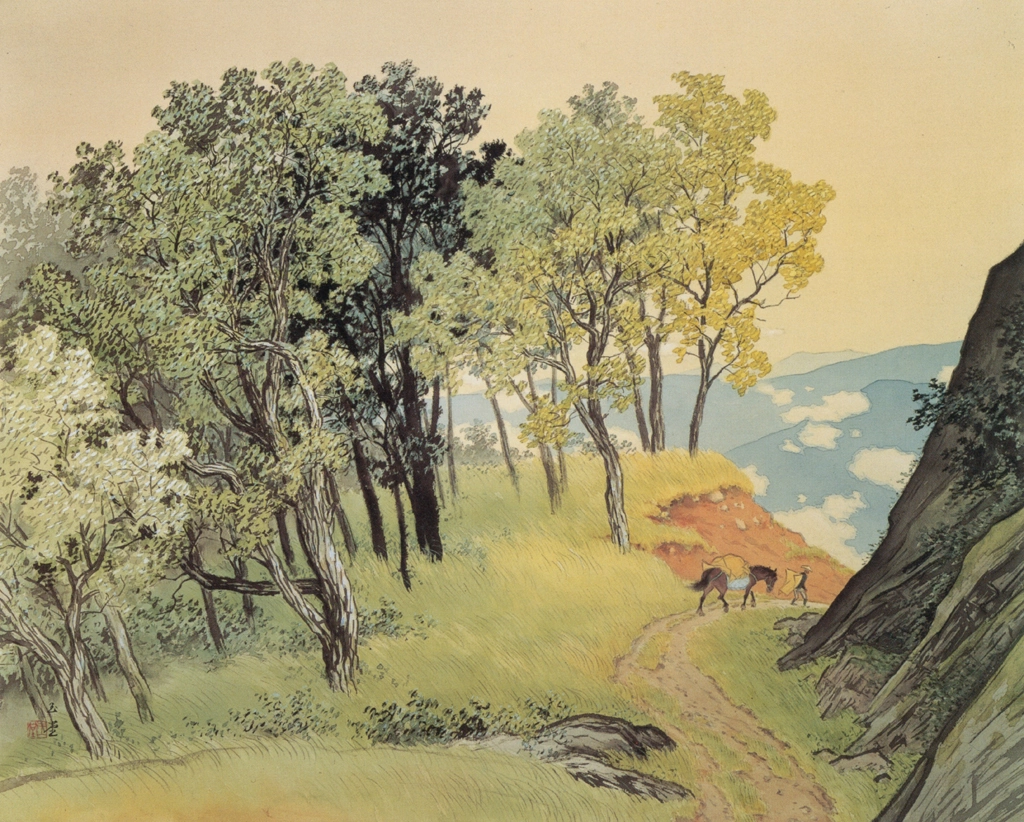 「山雨一過」 川合玉堂 （1943年） | 川合玉堂展 描かれた日本の原風景より