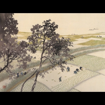 「田植」 川合玉堂 （1941年）
