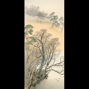 「御濠の朝」 川合玉堂 （1941年）