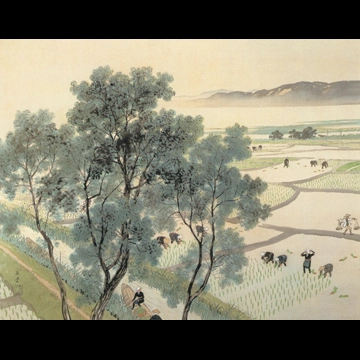 「田植」 川合玉堂 （1940年）