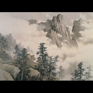 「俊峰雨後」 川合玉堂 （1935年頃）