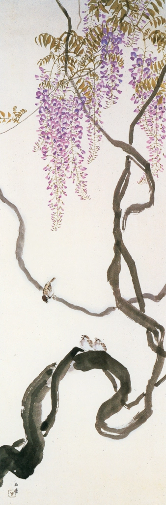 「藤」 川合玉堂 （1929年） | 川合玉堂展 描かれた日本の原風景より