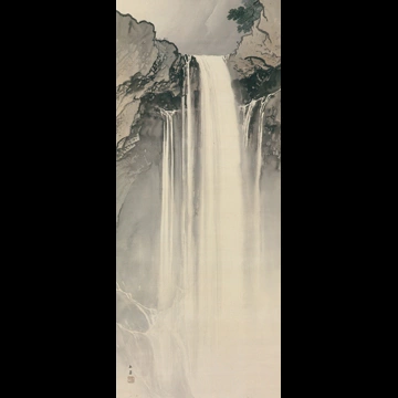 「瀑布」 川合玉堂 （1909年頃）