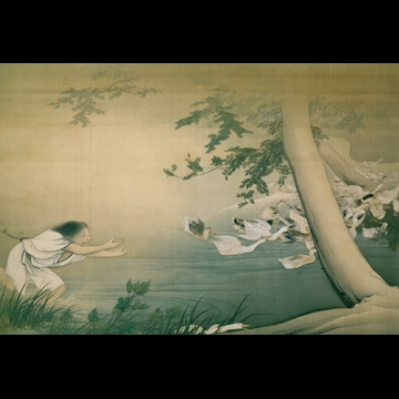 「家鴨図」 川合玉堂 （1897年）