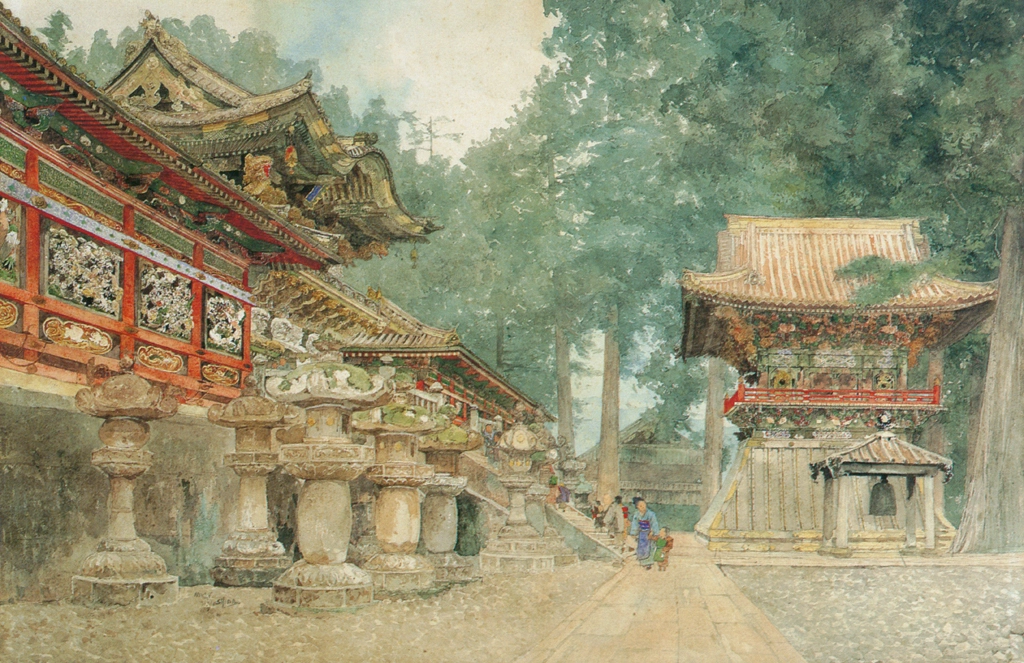 Nikko by Yoshida Hiroshi (1894-99) | from Hiroshi Yoshida Exhibition - Refreshingly Original and Lyrical