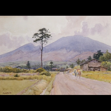 Mount Asama by Yoshida Hiroshi (1894-99)