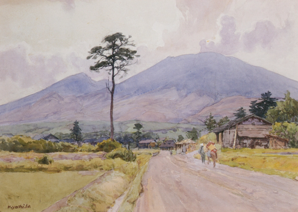 Mount Asama by Yoshida Hiroshi (1894-99) | from Hiroshi Yoshida Art Works