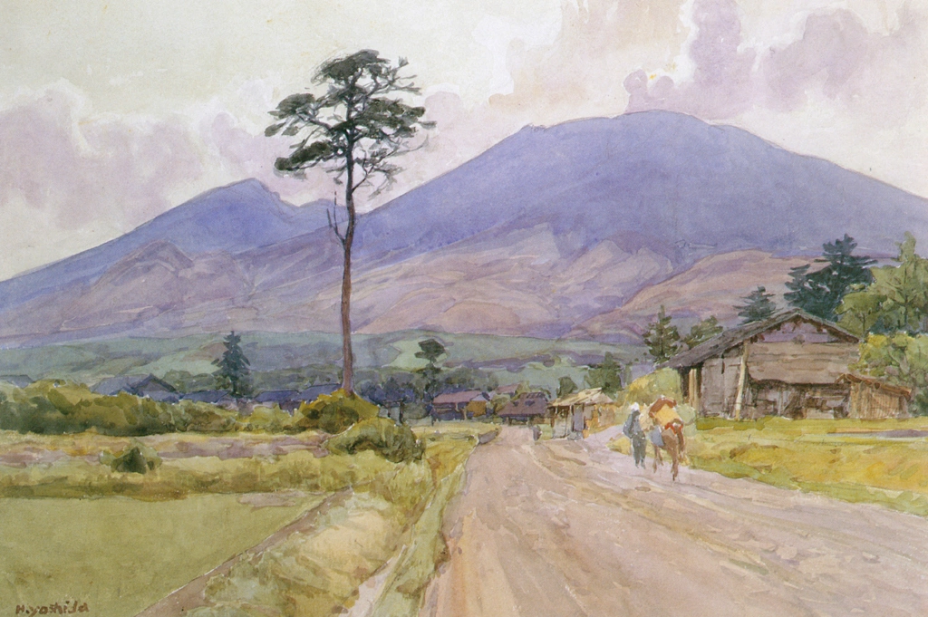 Mount Asama by Yoshida Hiroshi (1894-99) | from Hiroshi Yoshida Exhibition - Refreshingly Original and Lyrical