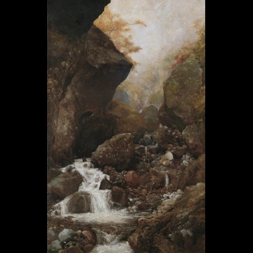 Mid-Autumn in the Mountain by Yoshida Hiroshi (1898)