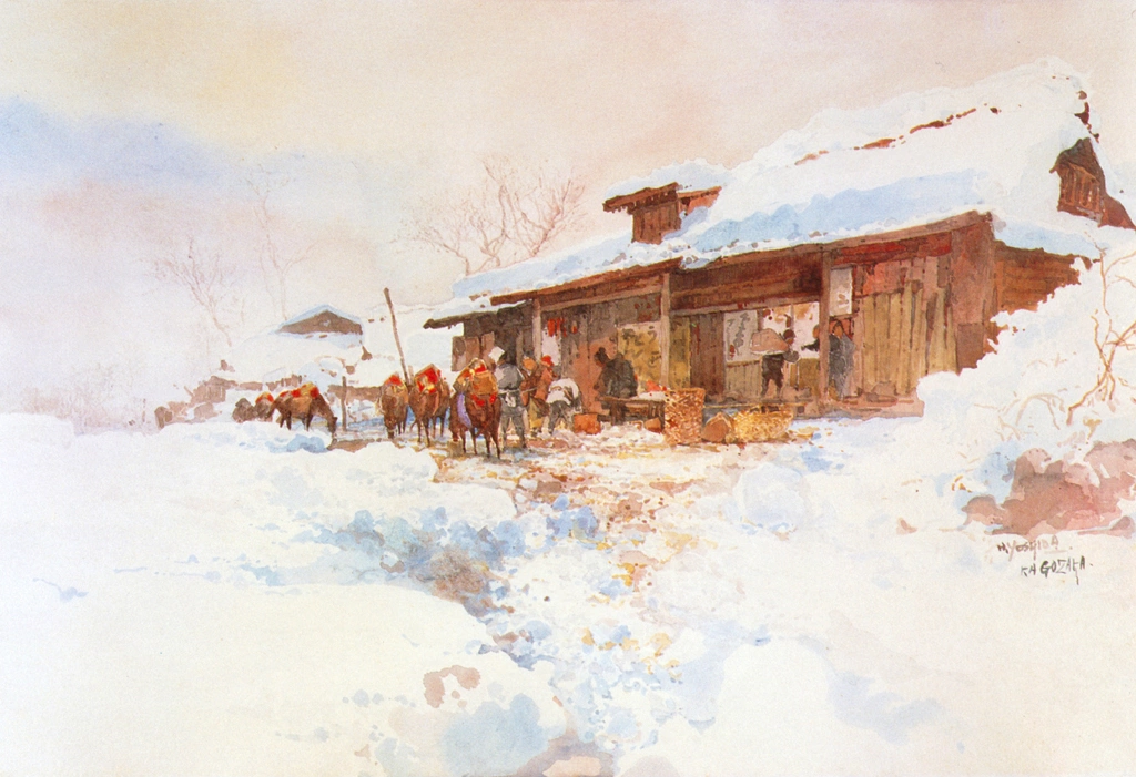 Kagozaka by Yoshida Hiroshi (1894-99) | from Hiroshi Yoshida Exhibition - Refreshingly Original and Lyrical