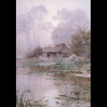 Morning Mist by Yoshida Hiroshi (1901-03)