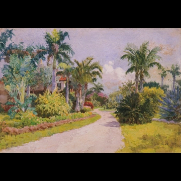 「フロリダの熱帯植物」 吉田博 （1906年）