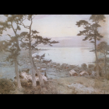 「新月」 吉田博 （1907年）