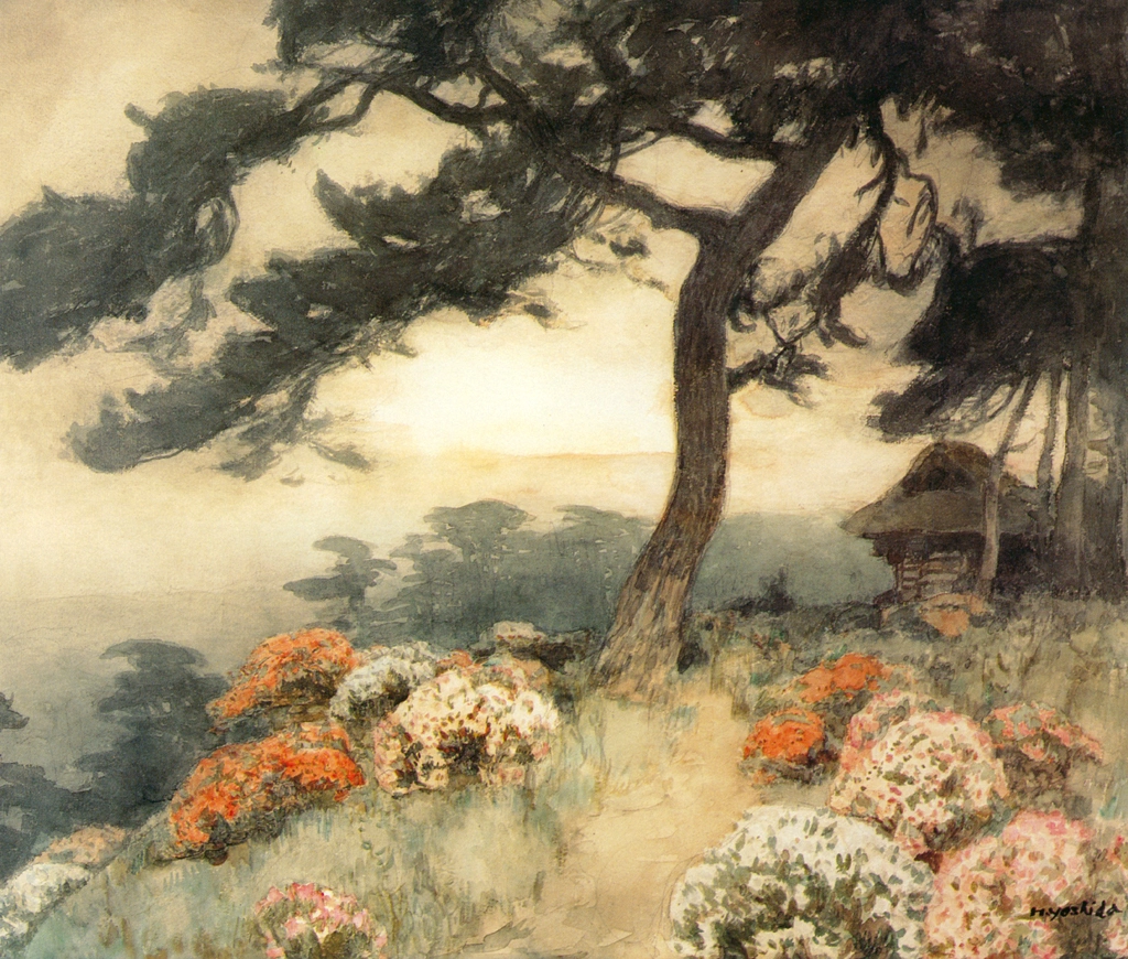 「松」 吉田博 （1907年頃） | 近代風景画の巨匠 吉田博展 清新と抒情より