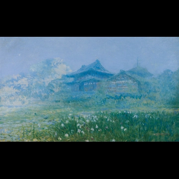 「堀切寺」 吉田博 （1907年頃）