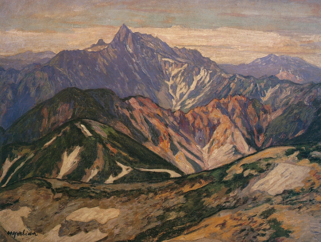 「槍ヶ岳」 吉田博 （1921-26年） | 近代風景画の巨匠 吉田博展 清新と抒情より