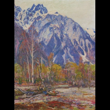 「穂高山」 吉田博 （1916年）