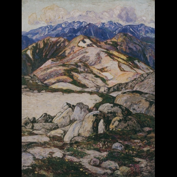 Along a Mountain Ridge by Yoshida Hiroshi (1920)