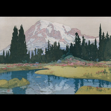 「レニヤ山」 吉田博 （1925年）