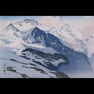 「ユングフラウ山」 吉田博 （1925年）