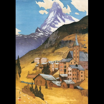 「マタホルン山」 吉田博 （1925年）