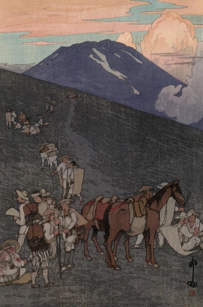 「冨士拾景 馬返し」 吉田博 （1928年） | 2