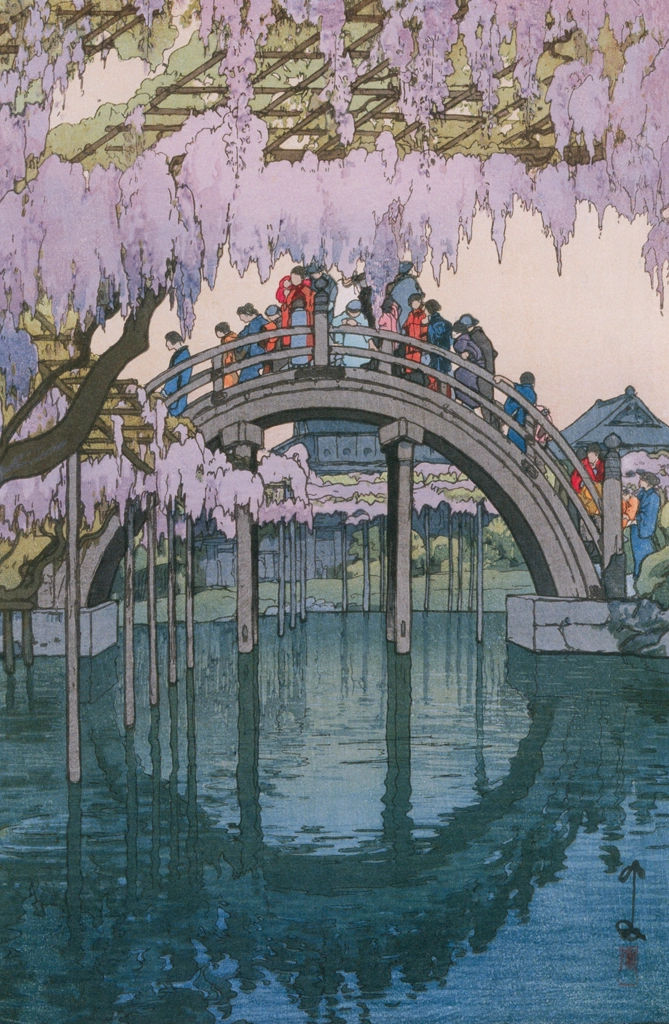 「東京拾二題 亀井戸」 吉田博 （1927年） | 吉田博作品集より