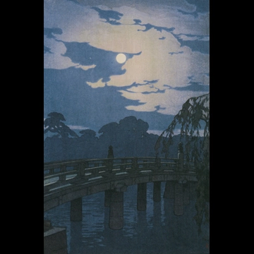 「東京拾二題 平河橋」 吉田博 （1929年）