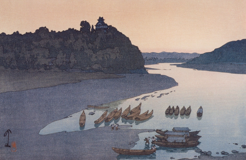 「木曽川」 吉田博 （1927年） | 吉田博作品集より