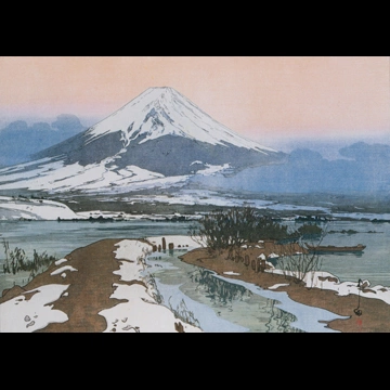 Ten Views of Fuji: Lake Kawaguchi by Yoshida Hiroshi (1926)