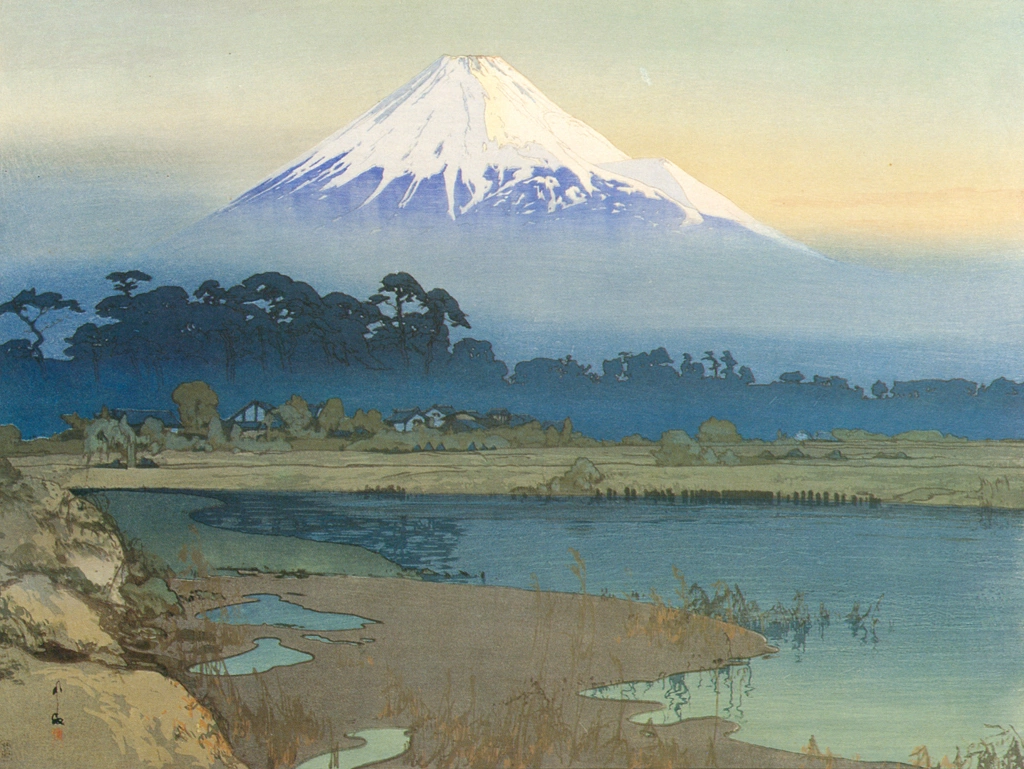 「冨士拾景 朝日」 吉田博 （1926年） | 近代風景画の巨匠 吉田博展 清新と抒情より