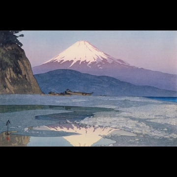 「冨士拾景 興津」 吉田博 （1928年）