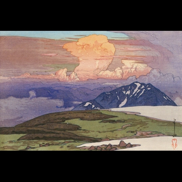「日本アルプス十二題 五色原」 吉田博 （1926年）