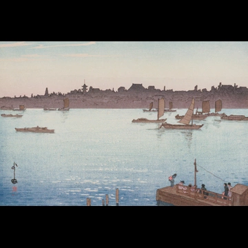 「東京拾二題 隅田川」 吉田博 （1926年）