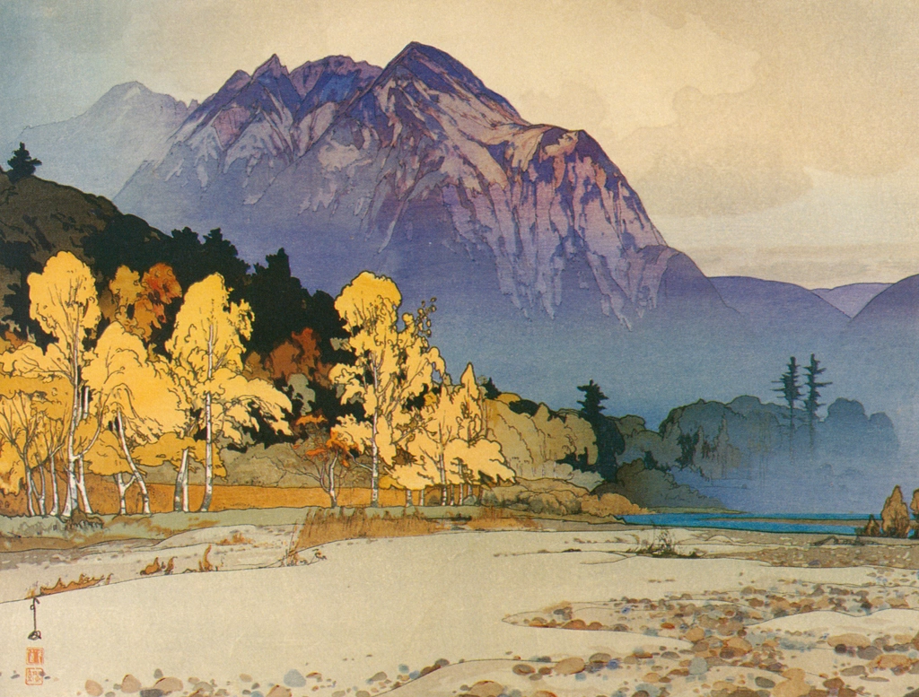 「雨後の穂高山」 吉田博 （1927年） | 近代風景画の巨匠 吉田博展 清新と抒情より