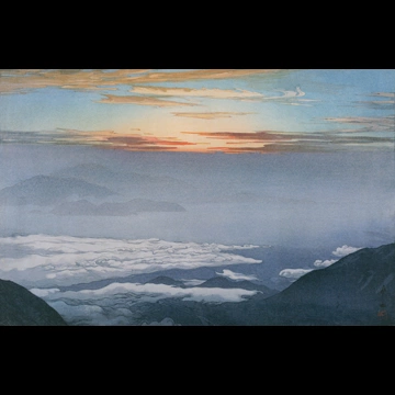 「雲海 鳳凰山」 吉田博 （1928年）