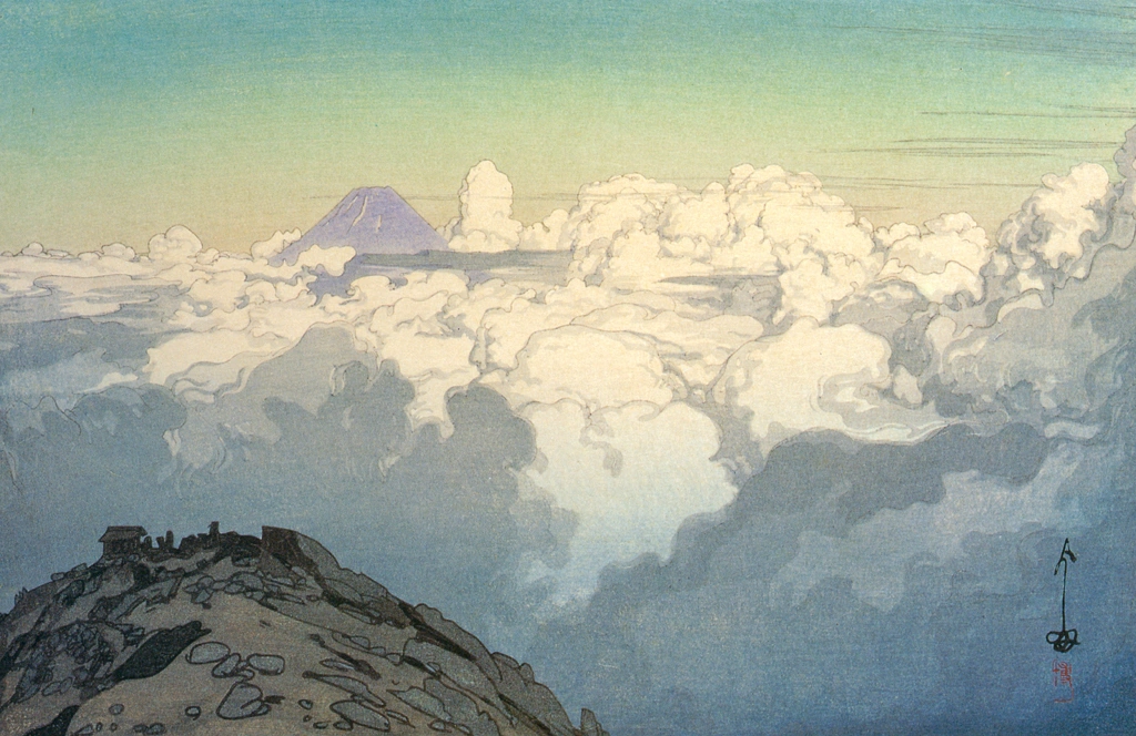 「日本南アルプス集 駒ヶ岳山頂より」 吉田博 （1928年） | 近代風景画の巨匠 吉田博展 清新と抒情より